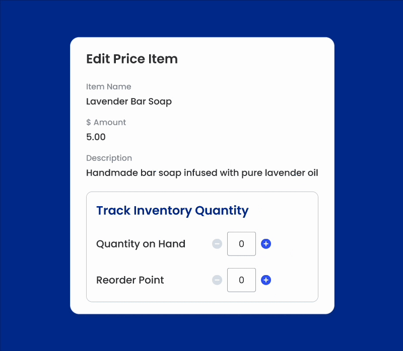Finli inventory management